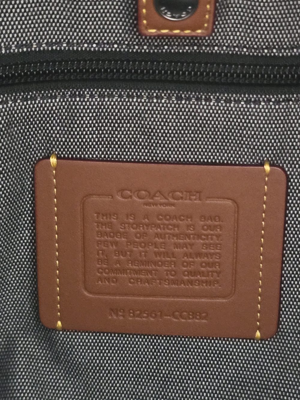 Authentic Coach Olive Ridgewood Backpack NWOT - Picture 10 of 10